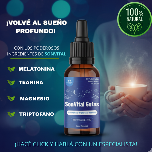 Sonvital - Gotas naturales para el sueño y relajación