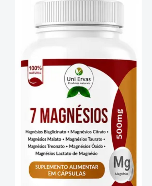 7 Magnesios De 60 Capsulas